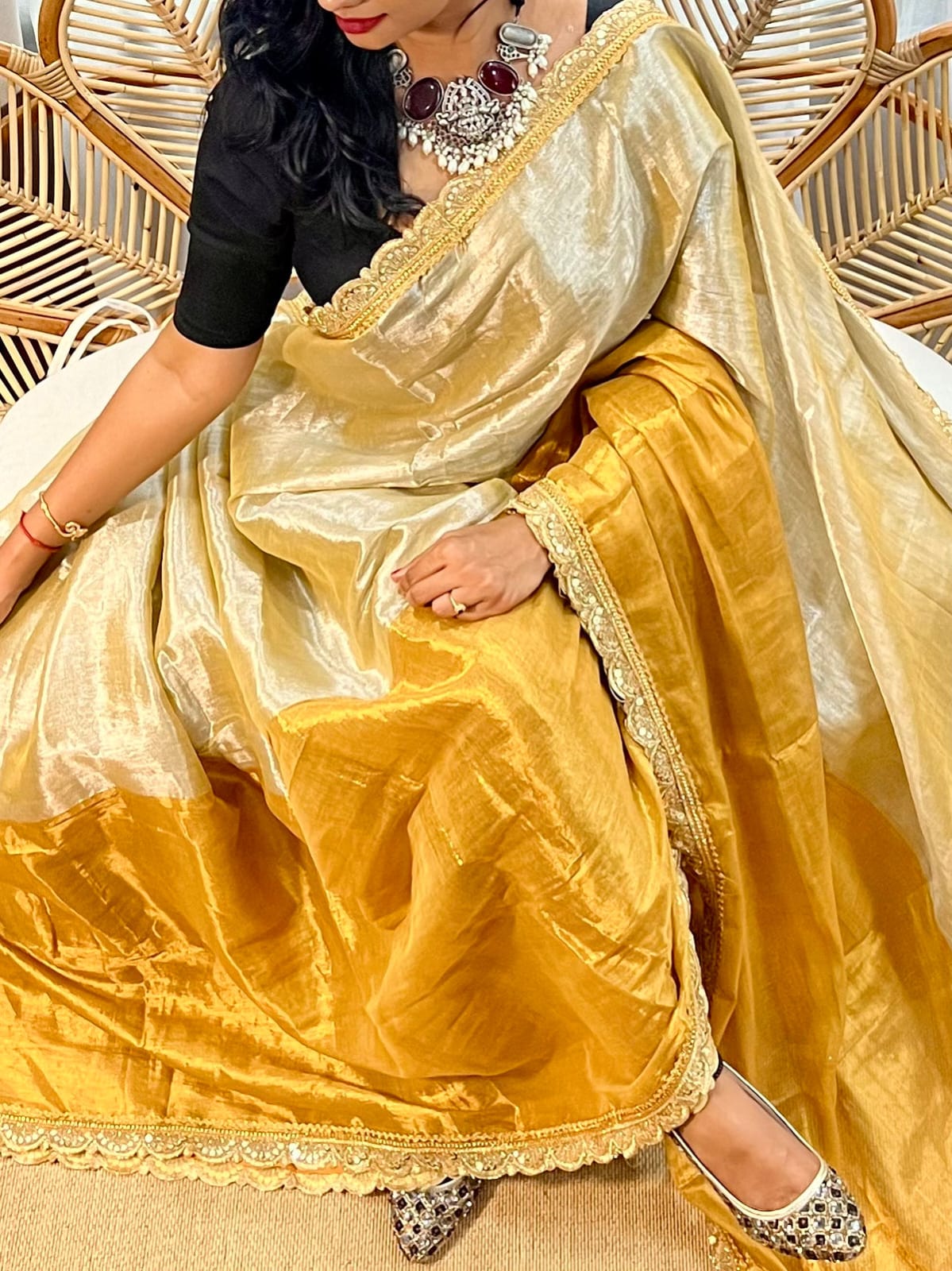 Rooh Shades Of Gold (Saree)