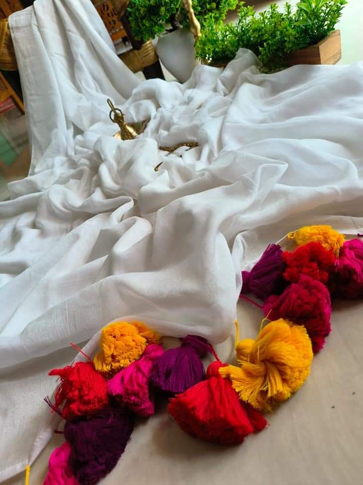 Saadgi Mulmul (Saree)