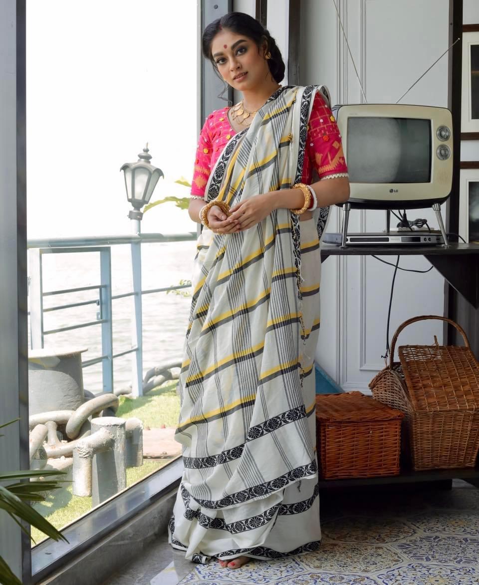 Vidya Balan Inspire Khadi (Saree)