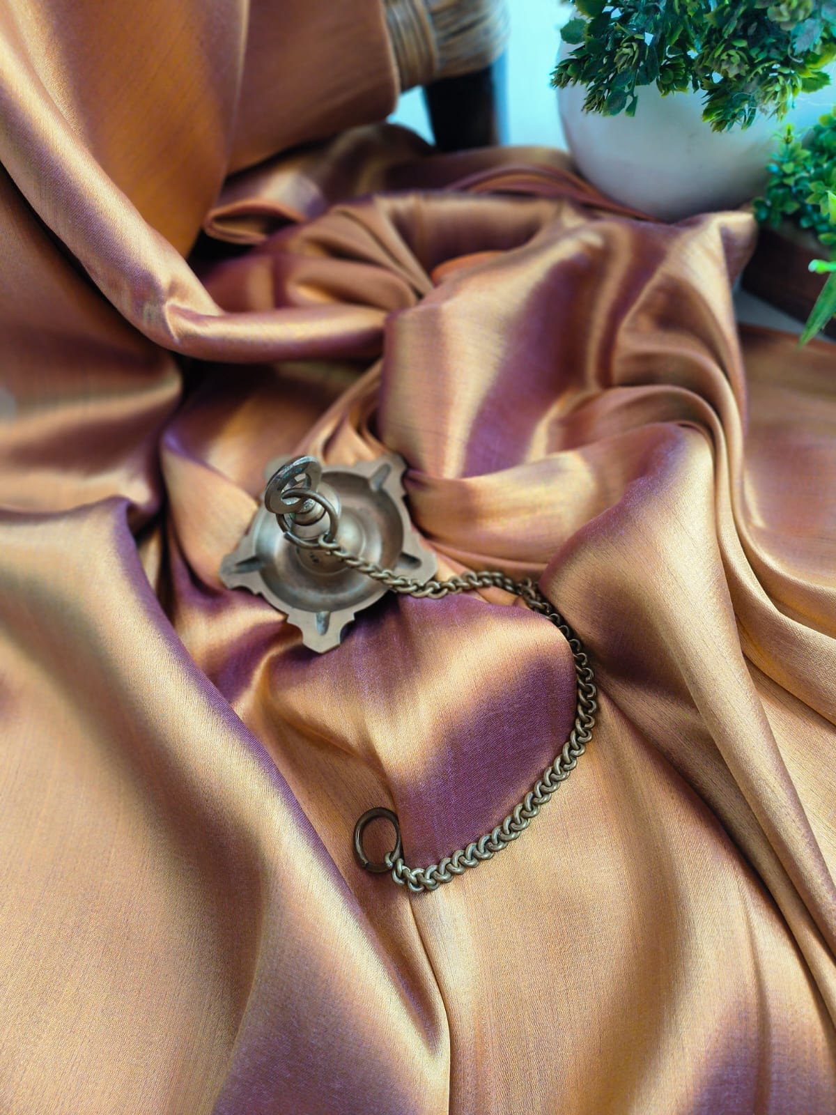 Shimmer Elegance Tissue (Saree)