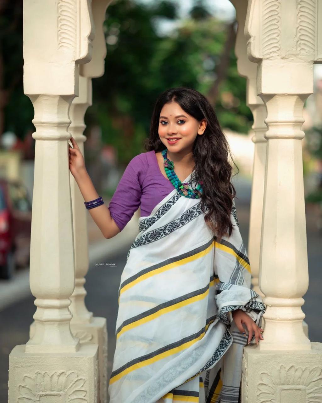 Vidya Balan Inspire Khadi (Saree)