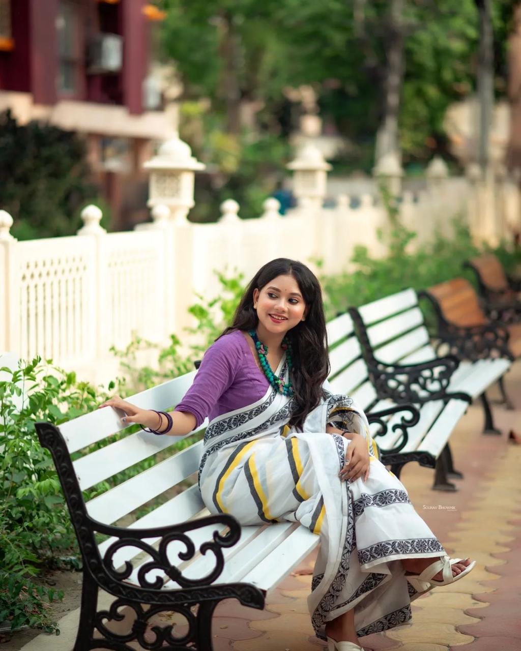 Vidya Balan Inspire Khadi (Saree)
