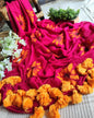 Sunflower Cindrella Tassel Mulmul (Saree)