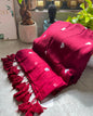 Heart Embroidered Mulmul (Saree)