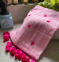 Heart Embroidered Mulmul (Saree)