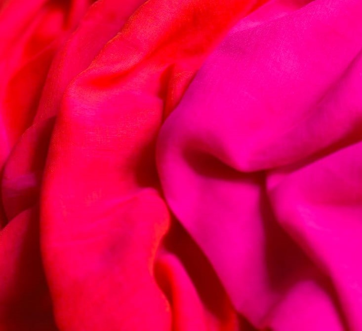 Dual Colour Mulmul (Saree)
