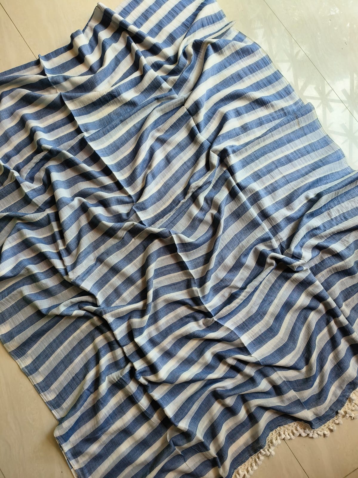 Mulmul Strips (Saree)