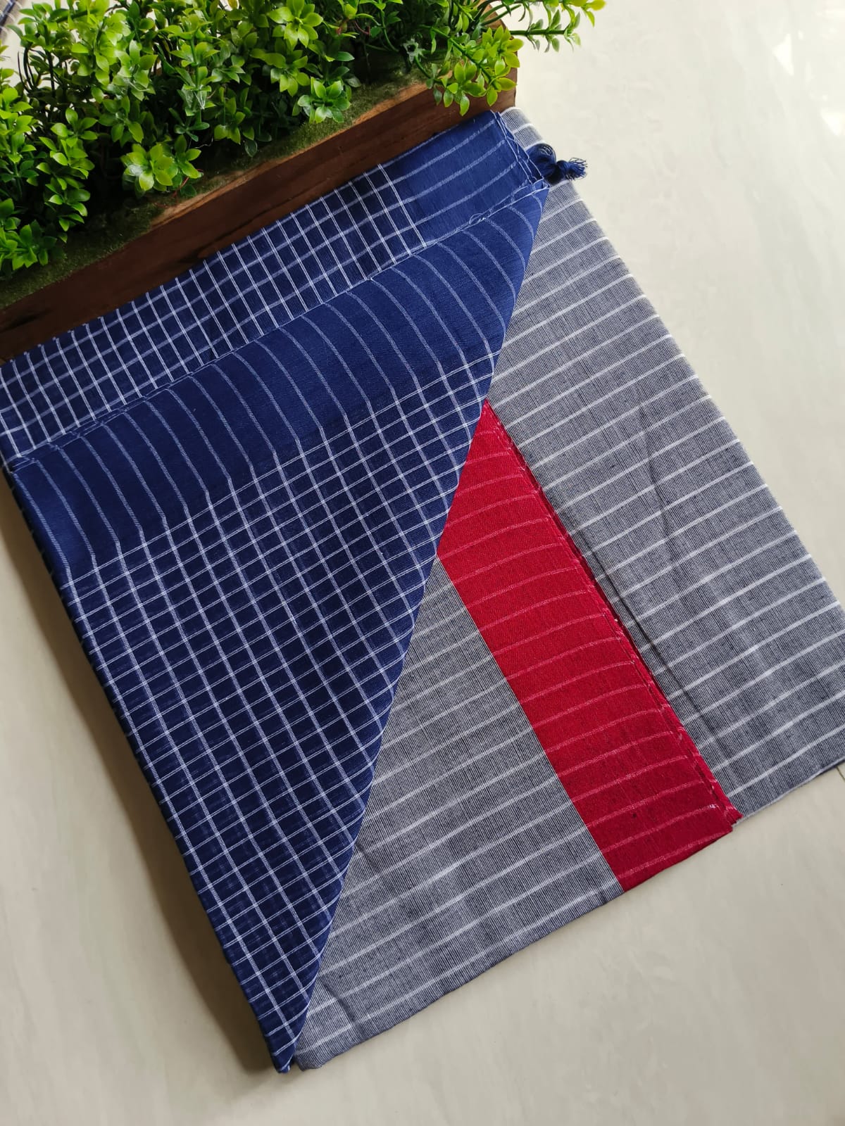 Mini Checkers Begampuri (Saree)