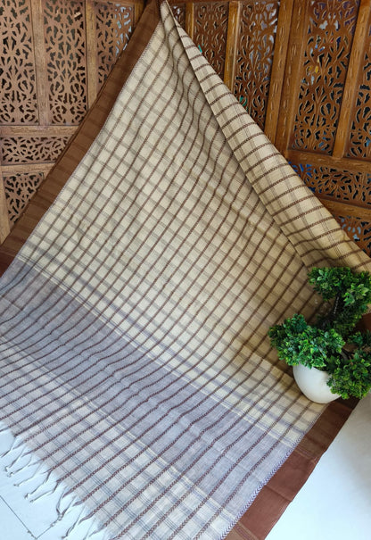 Medium Checkers Begampuri (Saree)