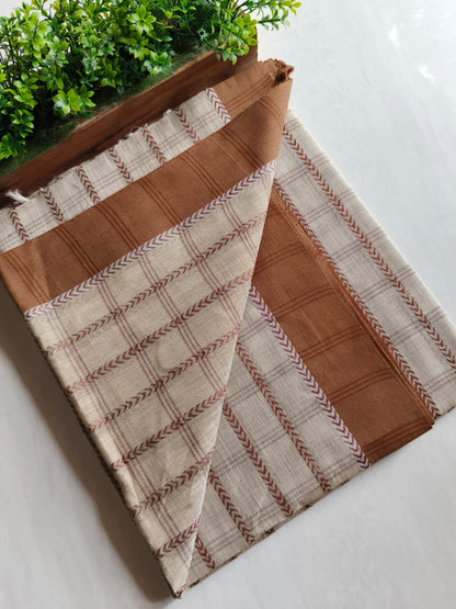 Medium Checkers Begampuri (Saree)