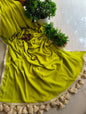 Designer Lace Mul Cotton (Saree)