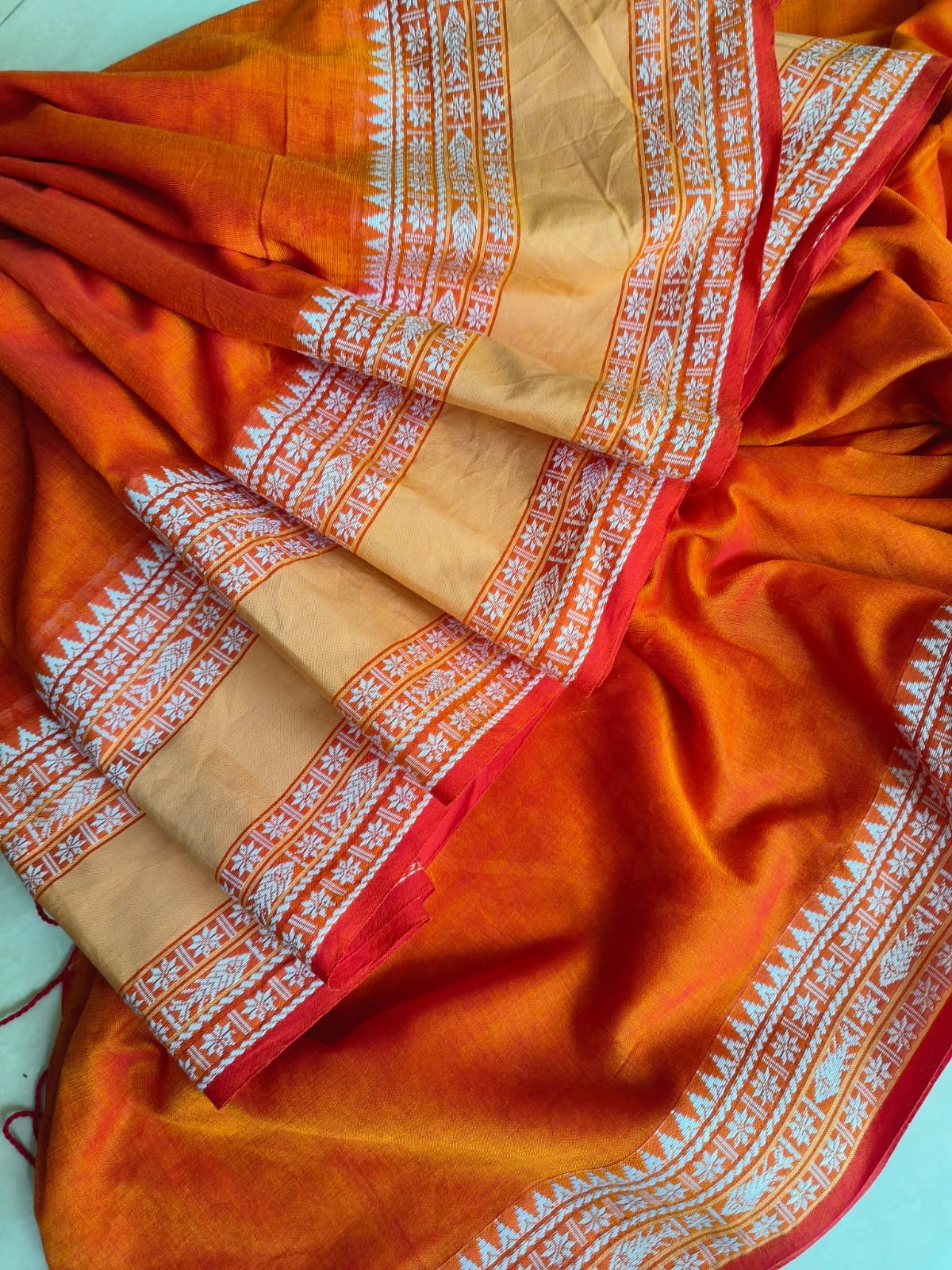 Mini Temple Mulmul Cotton (Saree)