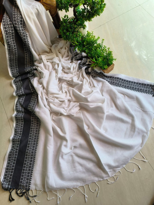 Mini Temple Mulmul Cotton (Saree)