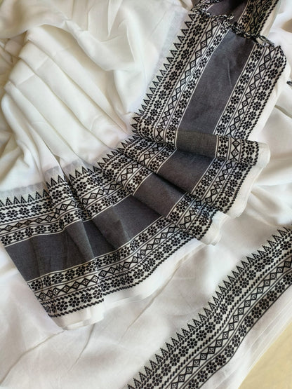 Mini Temple Mulmul Cotton (Saree)