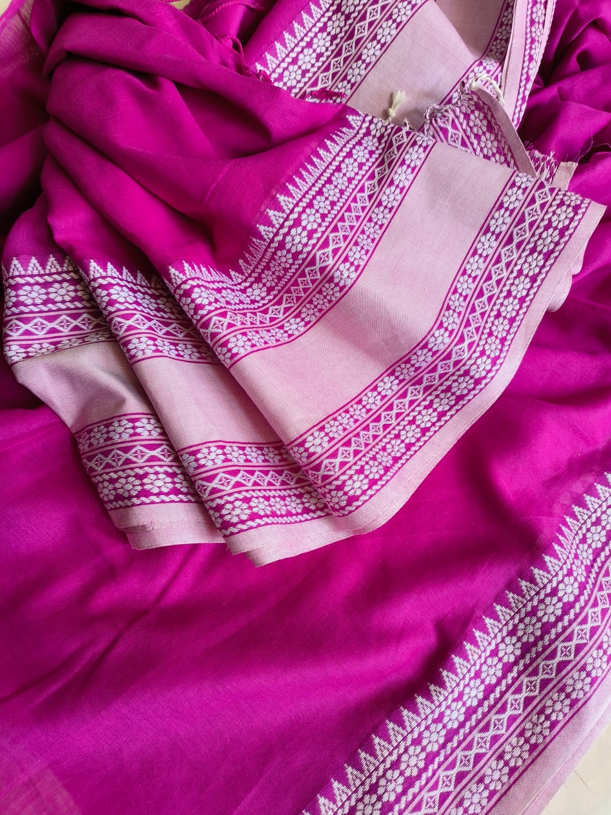 Mini Temple Mulmul Cotton (Saree)