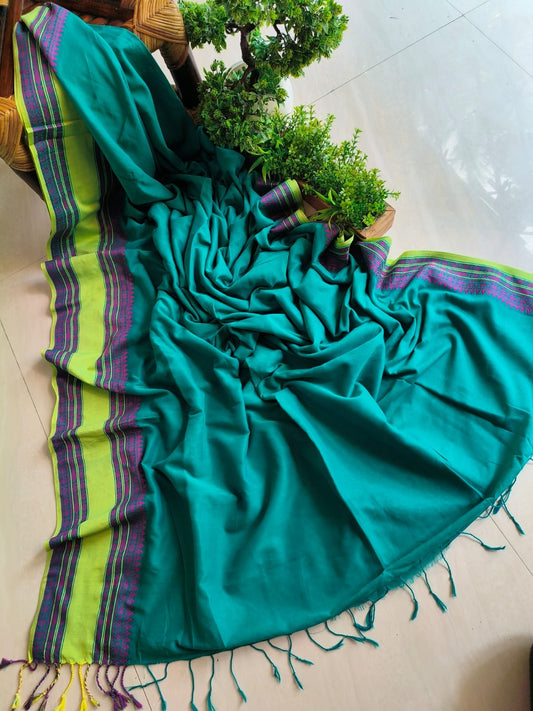 Mini Temple Mulmul Cotton (Saree)
