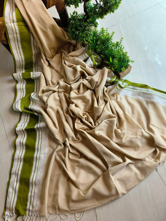 Mini Temple Mulmul Cotton (Saree)