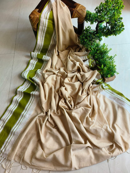 Mini Temple Mulmul Cotton (Saree)