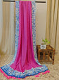 Shibori Border Cotton (Saree)