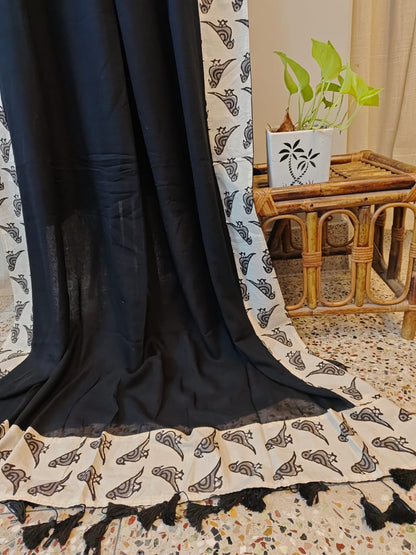 Panchhi Border Cotton (Saree)