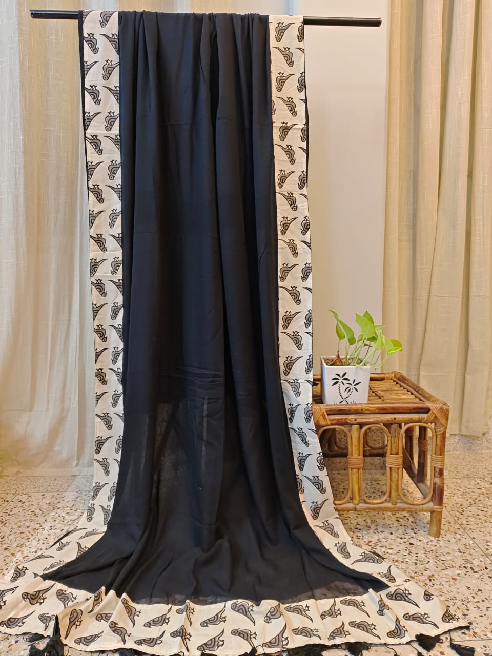 Panchhi Border Cotton (Saree)