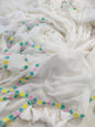 Flower Lace Mulmul (Saree)