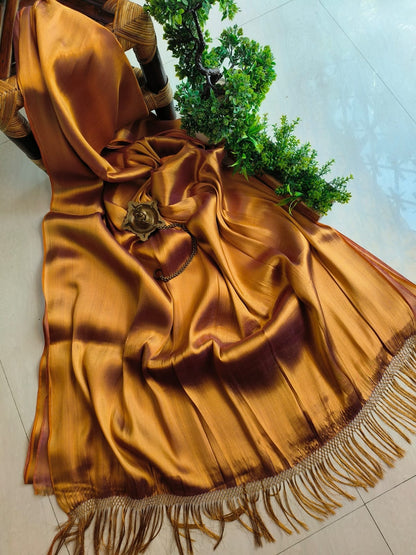 Shimmer Elegance Tissue (Saree)