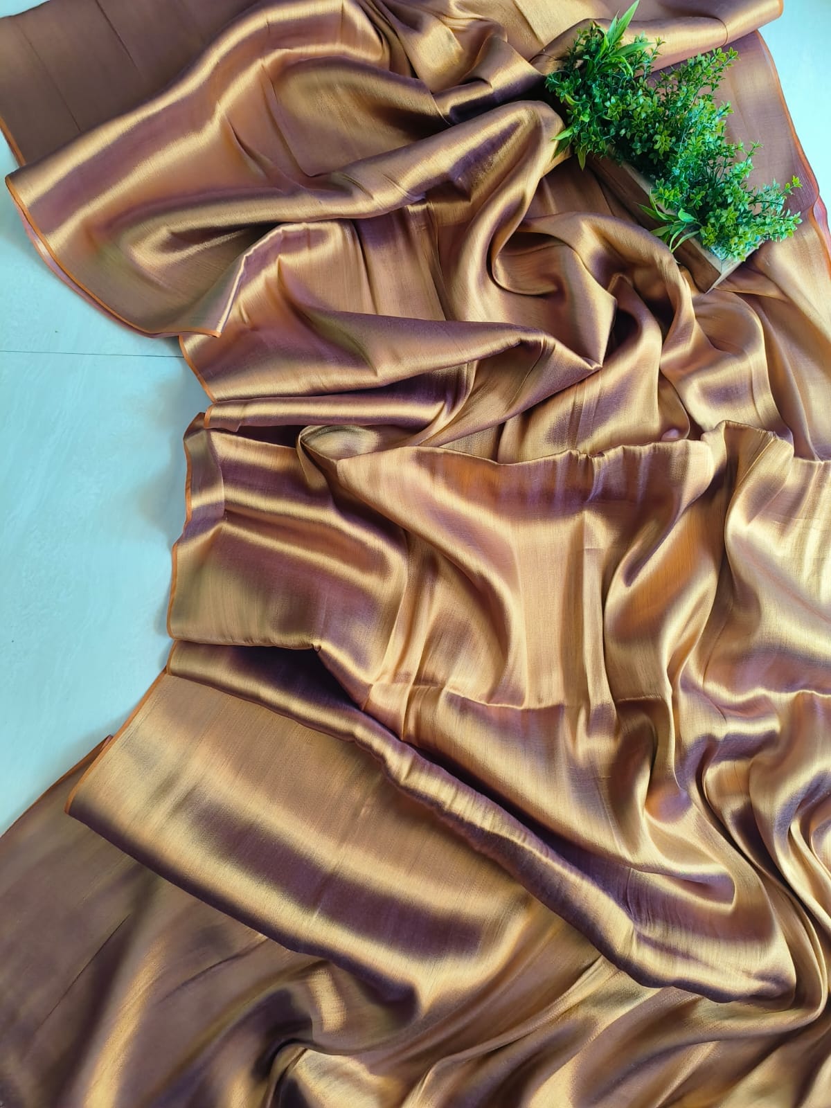 Shimmer Elegance Tissue (Saree)
