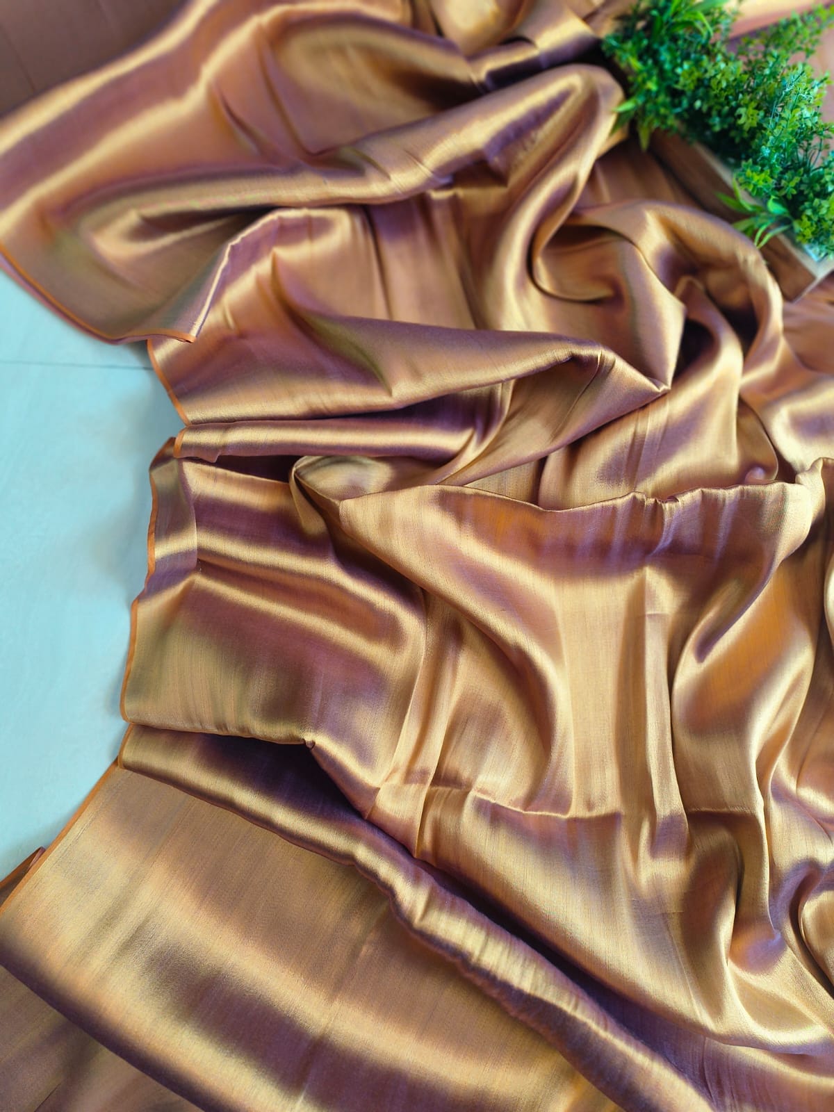 Shimmer Elegance Tissue (Saree)