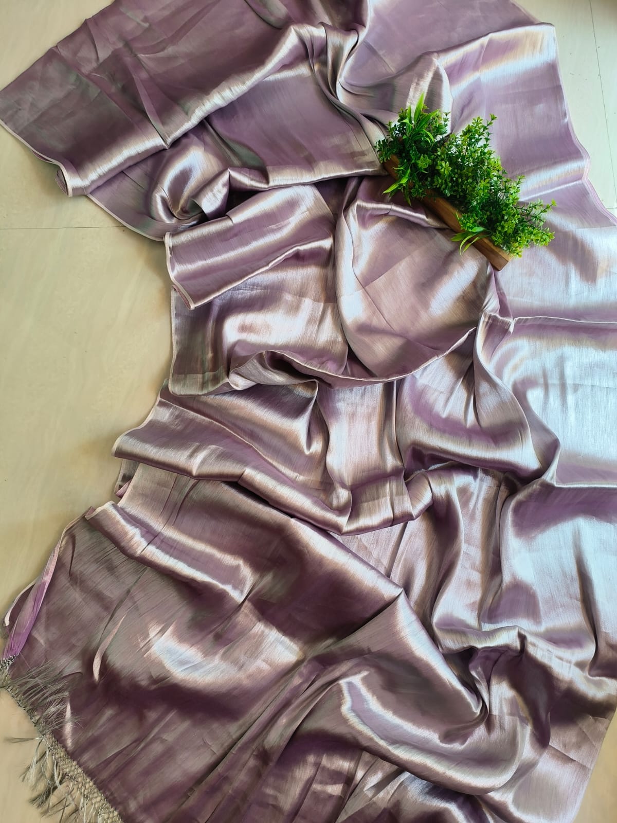Shimmer Elegance Tissue (Saree)