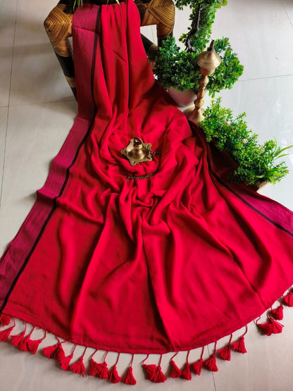 Shades of Mulmul (Saree)