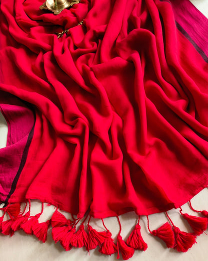 Shades of Mulmul (Saree)