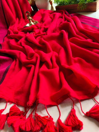 Shades of Mulmul (Saree)