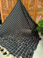 Medium Checkers Mulmul (Saree)